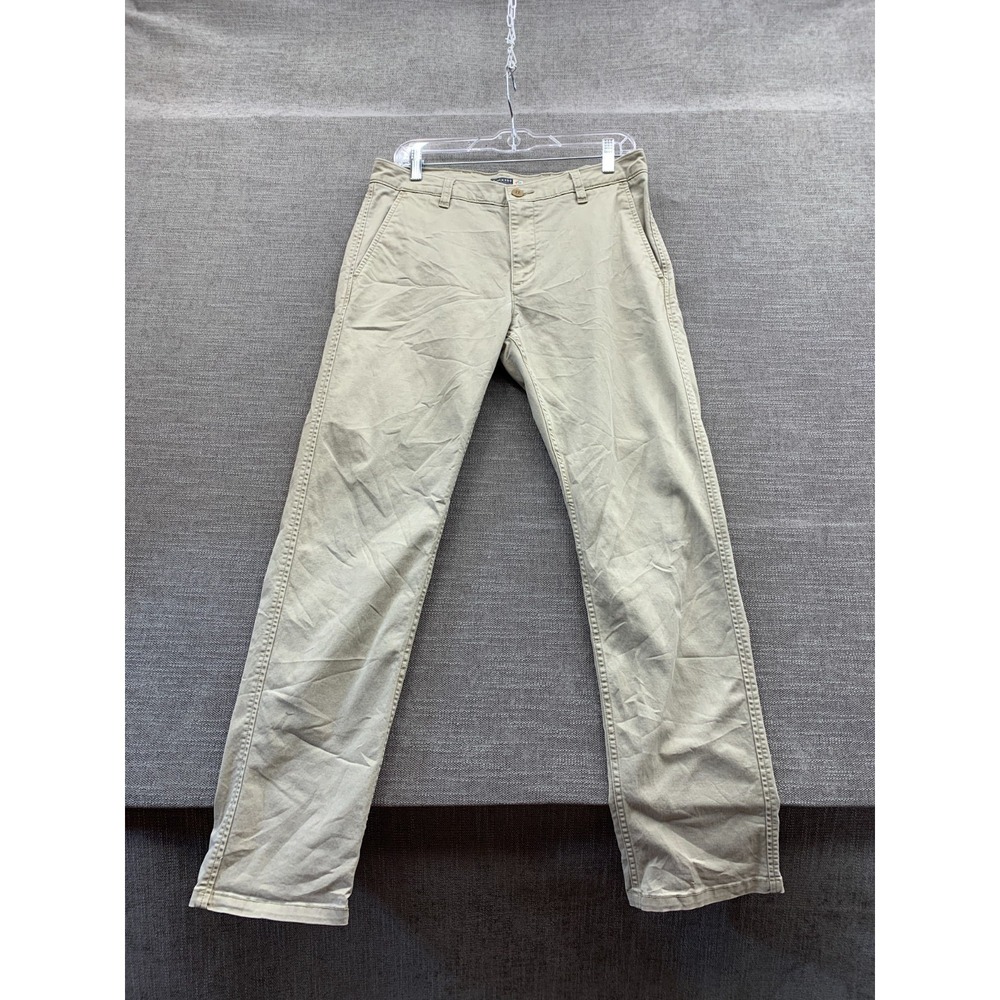Dockers Straight Fit Workday Khakis Pants Mens 32x32 Tan Mid Rise Wrinkle Free
